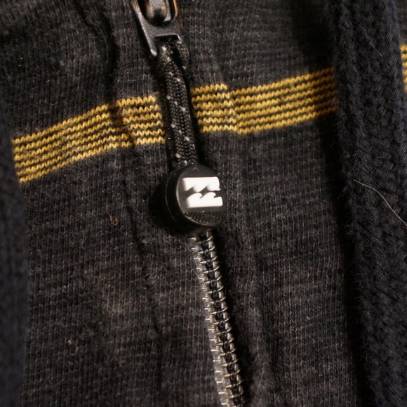 Cotton billabong zip up hoodie medium - Picture 4 of 7